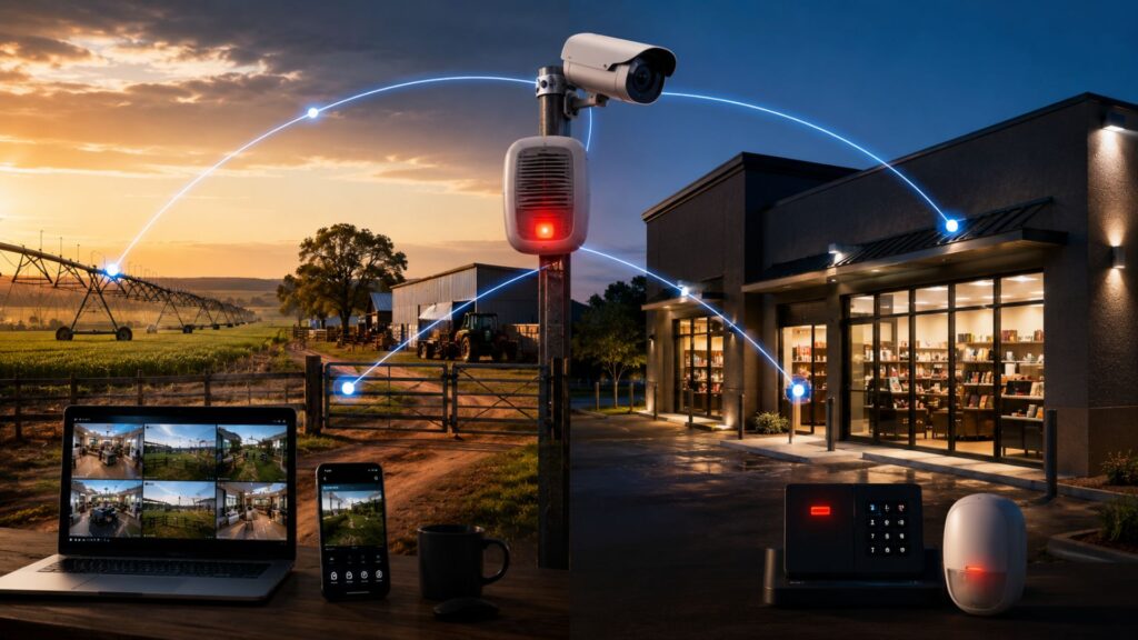 Proteção inteligente e monitoramento de alarmes em Unaí